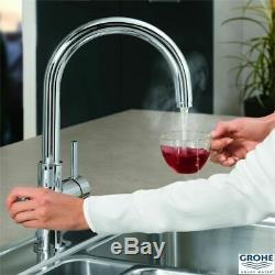 Grohe Red Duo Kitchen Sink Mixer Hot Spout Single Boiler 4 Litre 30058000 NEW