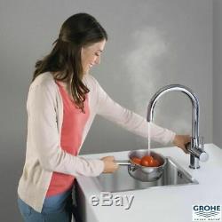 Grohe Red Duo Kitchen Sink Mixer Hot Spout Single Boiler 4 Litre 30058000 NEW