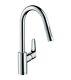 Hansgrohe 31815000 Focus Single Lever Kitchen Sink Mixer Tap With Pull out Spray