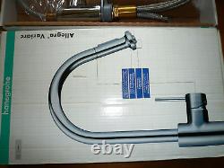 Hansgrohe Allegra-Variarc 14877000 Pull-Out 360° Swivel Spout Kitchen Mixer NIB