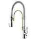 High Arc Dual-Mode Kitchen Faucet with Pull-Down Sprayer Single Handle Mixer Tap