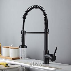 Home Mixer Taps Kitchen Faucet Sink Basin Tap Bathroom Black Faucet Brass Swivel