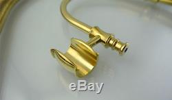 Hot! Full Brass Gold Finished Monobloc Swivel Kitchen Sink Mixer Taps Faucet