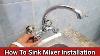How To Replace A Kitchen Tap Preparing Your New Tap Part 1 How To Install Kitchen Sink Mixer Tap