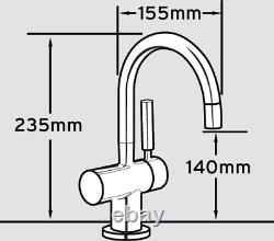 InSinkErator H3300 Boiling Hot Water Kitchen Tap Only Chrome Single Lever 44319