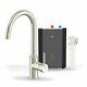 Intu 3in1 Instant Boiling Water Kitchen Tap Tank Filter Hot Cold Brushed Nickel