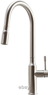 KBFmore Stainless Steel Kitchen Faucet with Pull Down Double function Sink Mixer
