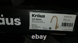 KRAUS KPF-2620BB Oletto Single-Handle Pull-Down Sprayer Kitchen Faucet in Gold