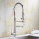 Kitchen Faucet Chrome Brass Tall kitchen faucet mixer Sink Faucet Pull Out Spray