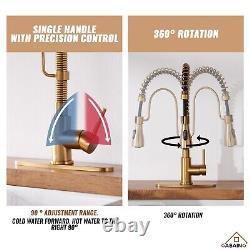 Kitchen Faucet Sink Mixer Faucet Pull Down Sprayer Single Handle 3 Functions
