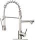 Kitchen Faucet Swivel Single Handle Sink Pull Down Sprayer Mixer Tap Deck Plate
