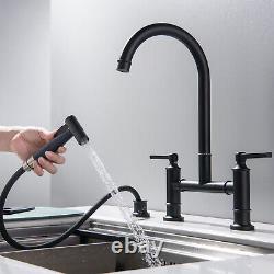 Kitchen Faucet Swivel Sink Pull Down Spray Mixer Taps with High Pressure Sprayer