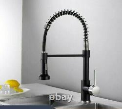 Kitchen Faucets Sink Single Out Brush Brass Lever Spri Mixer Brushed Faucet New