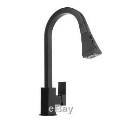 Kitchen Sink 360° Swivel Faucet with Pull out Sprayer Mixer Water Tap Copper
