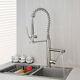 Kitchen Sink Basin Mixer Taps 360° Swivel Spout Pull Out Spray Pot Rinser Chrome