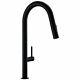 Kitchen Sink Faucet Pull Down Sprayer Deck Mounted Hot Cold Mixer Single Handle