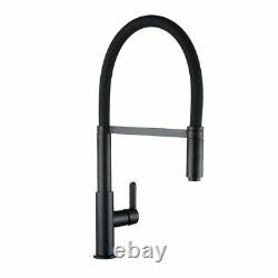 Kitchen Sink Faucet Pull Down Sprayer Single Handle Deck Mounted Hot Cold Mixer