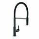 Kitchen Sink Faucet Pull Down Sprayer Single Handle Deck Mounted Hot Cold Mixer