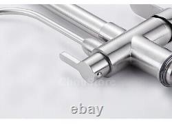 Kitchen Sink Faucet Pull Out Shower Swivel 3 Way Filter Drink Water Mixer Tap