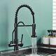 Kitchen Sink Faucets Hot Cold Water Mixer Filter Faucet Stream Spout Dual Holder