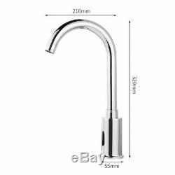 Kitchen Sink Mixer Tap Basin Chrome Faucet Automatic Touchless Infrared Sensor