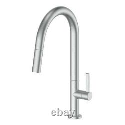 Kitchen Sink Mixer Tap Pull-Down Brushed Stainless Greens Tapware Luxe 18102543