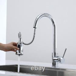 Kitchen Sink Pull-Down Faucet Sprayer Pull Down Out Head Replacement Mixer Tap