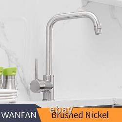 Kitchen Sink Water Faucet 360 Rotate Swivel Faucet Mixer Single Holder Single