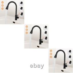 Kitchen Tap with Spray Stainless Steel Faucets Pull-down Mixer Taps Sink