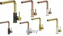 Kitchen faucet sink mixer tap single lever copper gold black