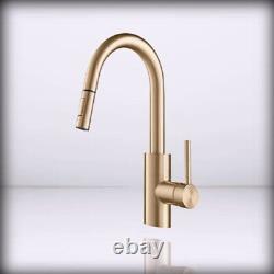 Kraus KPF-2620BB + Oletto Kitchen Faucet, 15 1/8 Inch, Brushed Br Brushed Bronze
