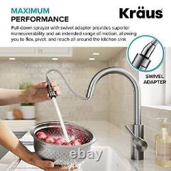 Kraus KPF-2620BB Oletto Kitchen Faucet 15 1/8 Inch Brushed Brass