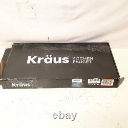 Kraus Oletto High-Arc Single Handle Pull-Down Kitchen Faucet 21, Brushed Bronze