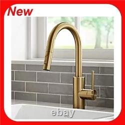 Kraus Oletto KPF-2620BB Pull Down Kitchen Faucet in Brushed Brass (r4)