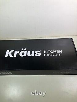 Kraus Oletto Single Handle Pull-Down Kitchen Faucet KPF-2820SFACB