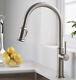 Kraus Sellette Single Handle Spot Free Stainless Steel Pull-Down Kitchen Faucet