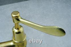 LARGE SURGEON LEVER VINTAGE MIXER TAP belfast sink faucet antique brass