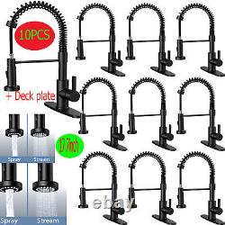 LOT 10 Kitchen Sink Faucet Pull Down Sprayer Swivel one Handle Mixer Tap XN