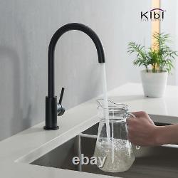 Lead Free Solid Brass High Arc Single Handle Bar Kitchen Sink Faucet Mixer Tap
