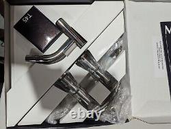 MGS CB202 Polished Stainless Steel Wide spread Horizontal Faucet CB202-P New