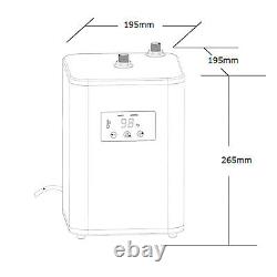 Matte Black Instant Boiling Water Tap 3 Way Water Filter & Digital Heating Unit