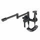 Matte Black Kitchen Sink Faucet With Pull Down Sprayer Wall-mounted Folding Tap