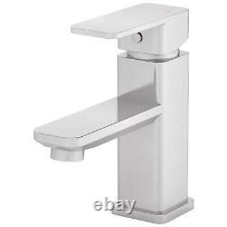 Modern Bathroom or Bar Faucet LB19B Brushed Nickel