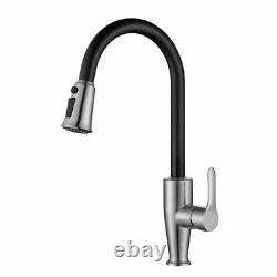 Multifunction Spray Nozzle Kitchen Sink Faucet Hot Cold Mixer Tap Pull Out Head