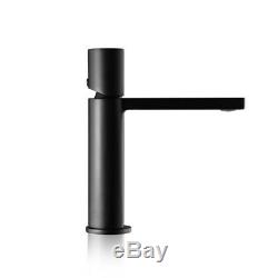 NEW Creative Bathroom Sink Faucet Hot&Cold Mixer Brass Modern Tap 1 handle Black
