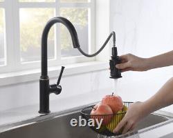New Kitchen Faucet 360° Swivel Spout Single Hole Mixer Tap Multiple Colour