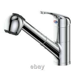 New Kitchen Sink Mixer Pull Out Spray Tap Regency Top Lever Chrome 15057001