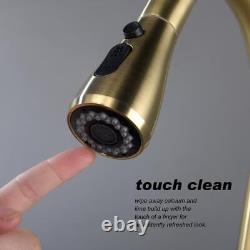 New Practical Kitchen Sink Faucet Chrome Pull Down Spray Swivel Spout Mixer Tap