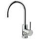 New Sink Mixer 160mm Gooseneck Kitchen Tap Chrome Faucet Phoenix Vivid VL730 CHR