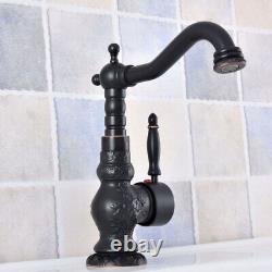 Oil Rubbed Brass Deck-Mounted Swivel Kitchen Sink Faucet Basin Mixer Tap 2sf625